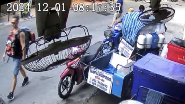 意大利籍旅客被指从泰国酒店前台偷钱 干案过程被拍下