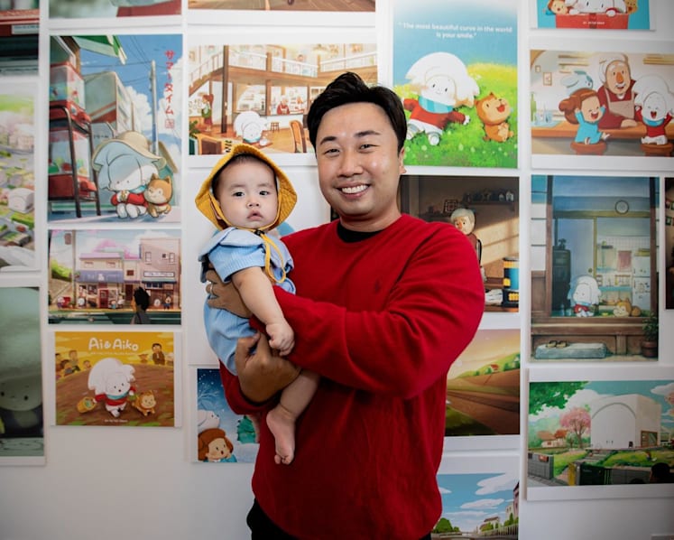 Love, Dad: Becoming a first-time dad at 39 prompted artist to work from home, allow employees to do so