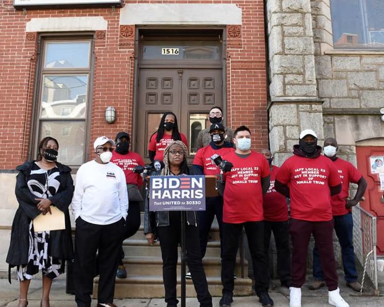 Black officers break from unions over Trump endorsements