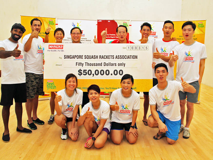 Long-time S’pore Squash rivals team up for sea games