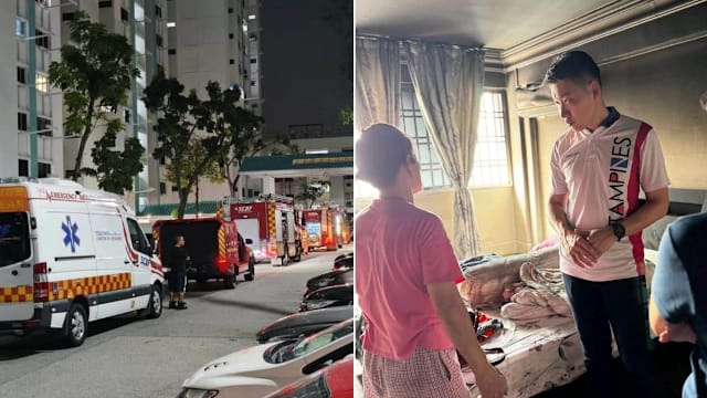 淡滨尼组屋电动麻将桌起火事故 受影响伤者已出院