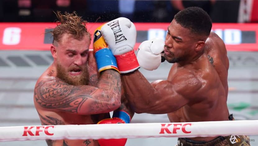 Joshua delivers reality check to Paul with sixth-round KO