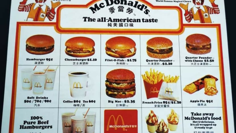 #trending: McDonald's menu from 1980s resurfaces on social media, netizens intrigued by low prices