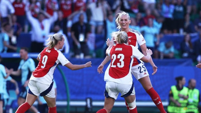 Arsenal stun Barca to win Champions League with late Blackstenius goal Arsenal stun Barca to win Champions League with late Blackstenius goal