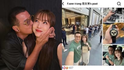 Fann Wong, Christopher Lee Impersonation Scam Claims They Queued At Suntec City To Buy Seiko Watch