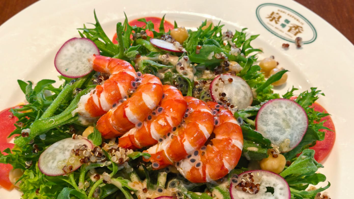 熟虾低脂餐（图：李宛纹）