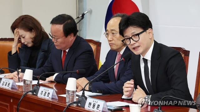 韩国执政党党魁吁尽快暂停尹锡悦职务