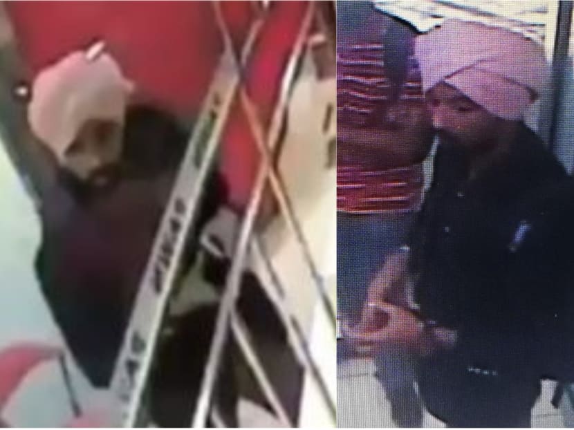 The police are looking for the man, who is about 1.75m tall and was last seen wearing a pink turban, blue jacket and long brown pants.