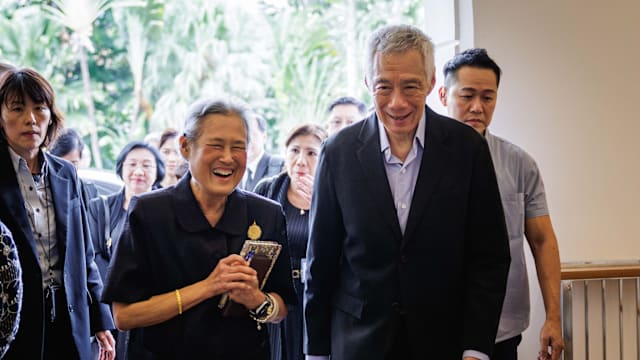 李资政同泰国公主诗琳通共进午餐