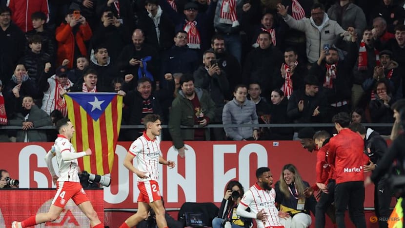 Barcelona stunned by Girona 2-1 to leave Real Madrid top of LaLiga
