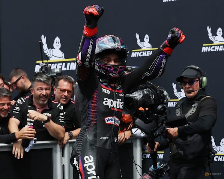 Martin claims first win in 588 days as Aprilia sweep French GP podium