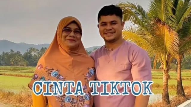玩TikTok擦出爱火 马国六旬奶奶嫁28岁男子 