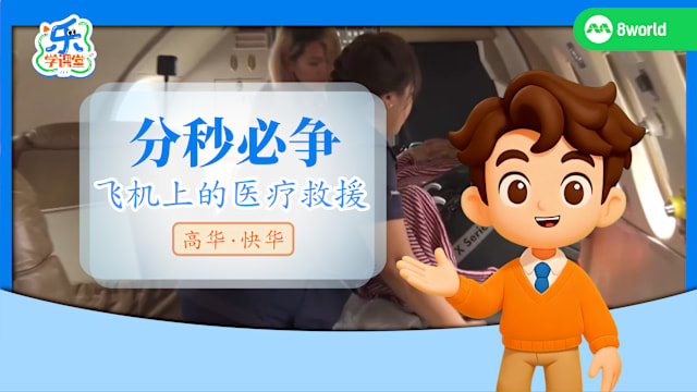 【高华快华】分秒必争　飞机上的医疗救援