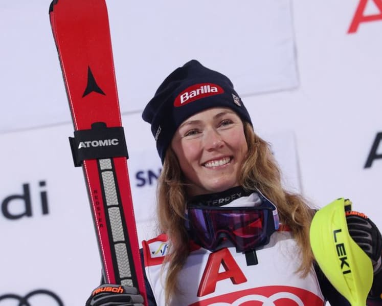 Alpine skiing-Shiffrin wins Flachau slalom in US one-two with Moltzan