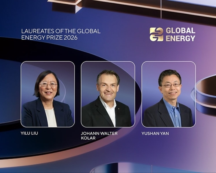Yilu Liu, Yushan Yan, Johann W. Kolar have been chosen as laureates of Global Energy Prize 2026