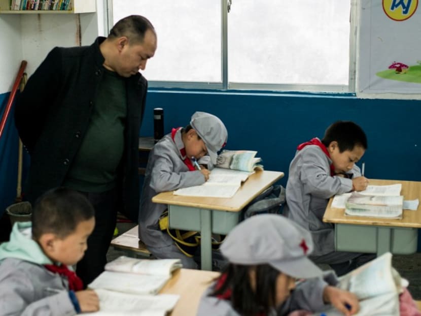 Chinese children learn patriotic spirit at 'Red Army school'