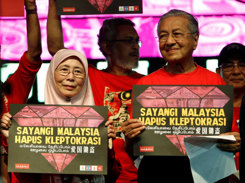 Dr Wan Azizah said that Dr Mahathir, now the leader of the opposition Pakatan Harapan pact, listened to everyone’s views. Photo: Reuters