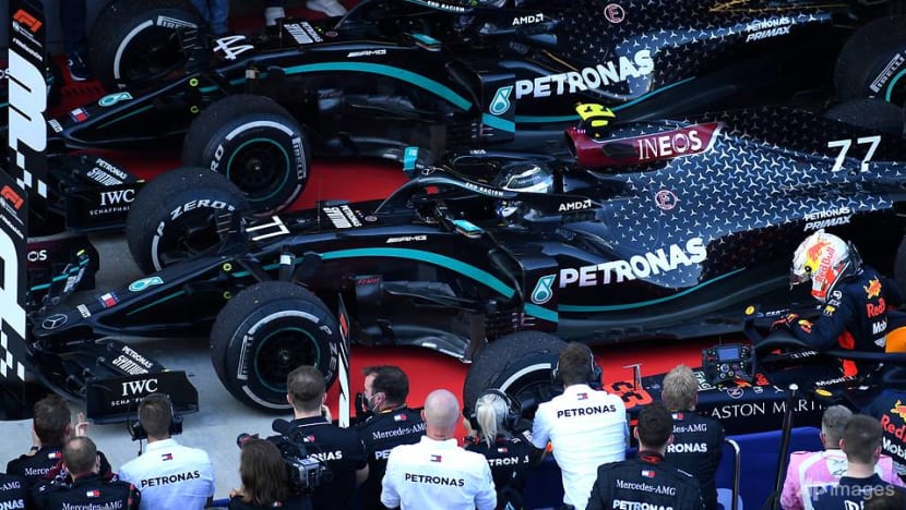 Hamilton chases F1 record again as Schumacher's son debuts