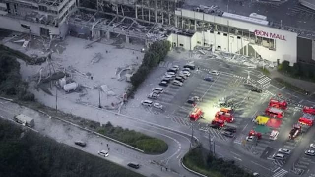 日本熊本地震中受损永旺购物中心上月刚重开