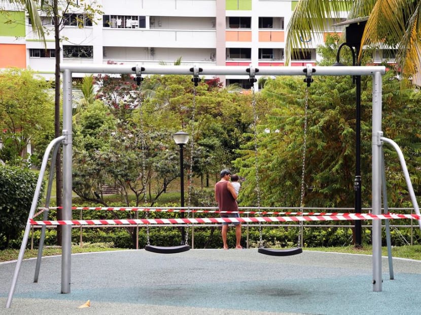 A playground during the circuit breaker period.