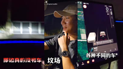 M’sian YouTuber Drives Tesla Through Graveyard At Midnight & Sensors Picked Up Something Super Creepy