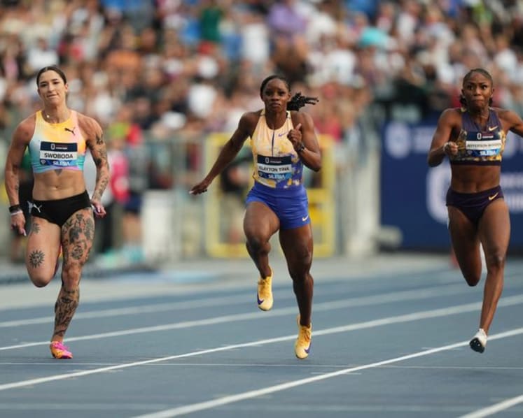 Jefferson-Wooden beats Alfred in Silesia, Seville takes men's sprint
