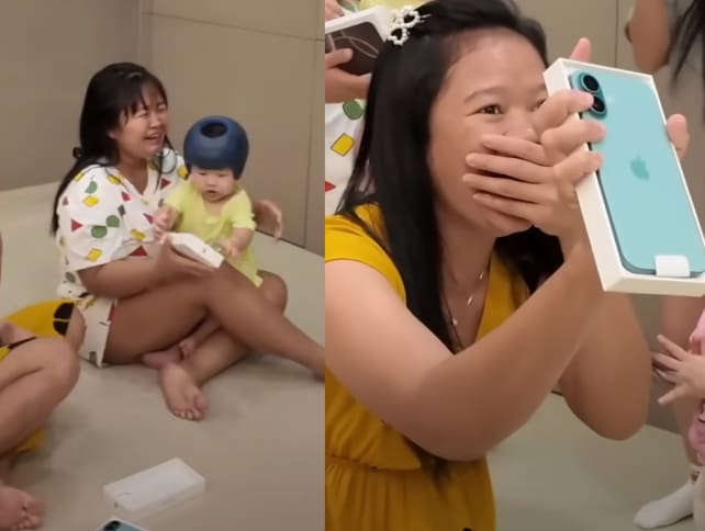 M’sian couple surprises 2 domestic helpers with iPhone 16s