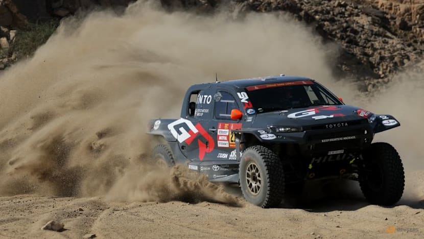 Rallying-High five for Toyota but Al-Attiyah leads after Dakar second stage