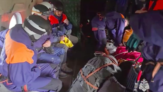 俄罗斯直升机在堪察加半岛坠毁 机上22人恐全遇难