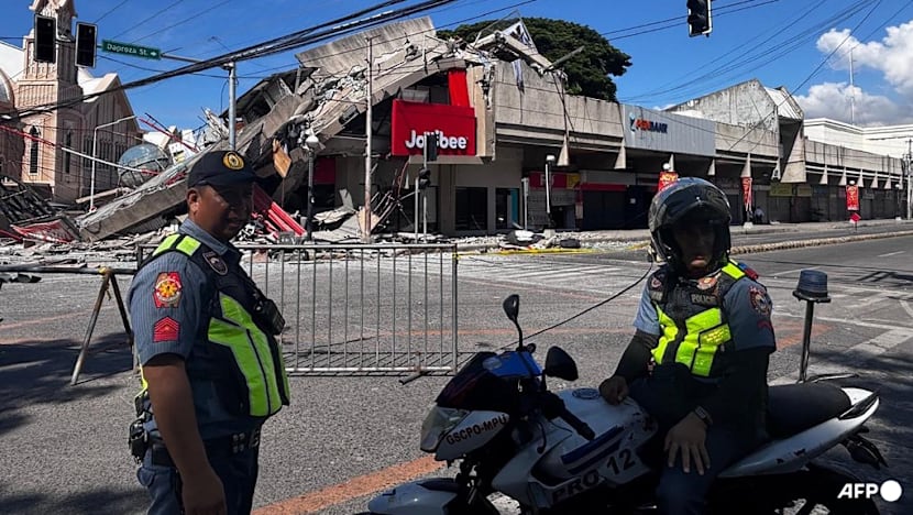Buildings collapse as major quake hits Philippines, triggering tsunami warnings