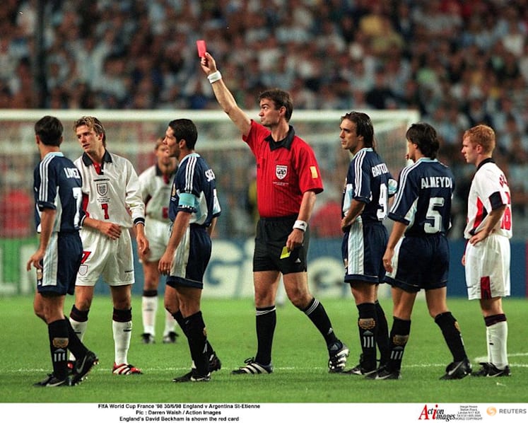'Hand of God', Rattin and Beckham see red: Witnesses relive England Argentina World Cup rivalry