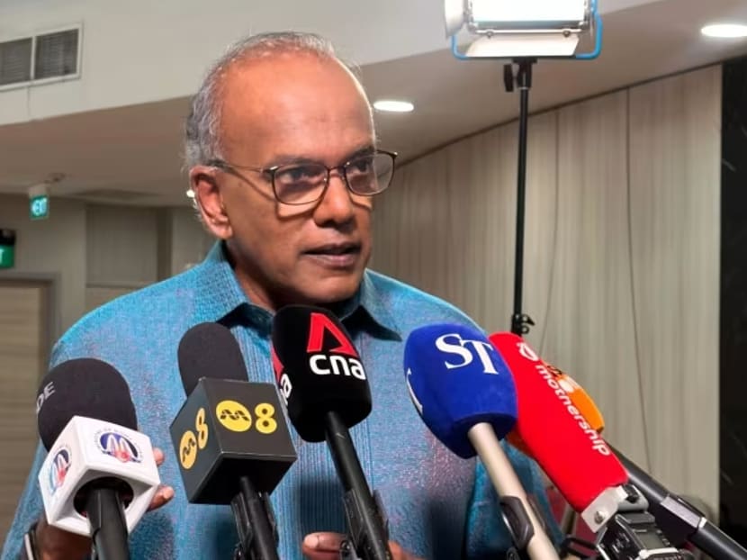 Law and Home Affairs Minister K Shanmugam speaking to the media on June 28, 2024. Law and Home Affairs Minister K Shanmugam speaking to the media on June 28, 2024.