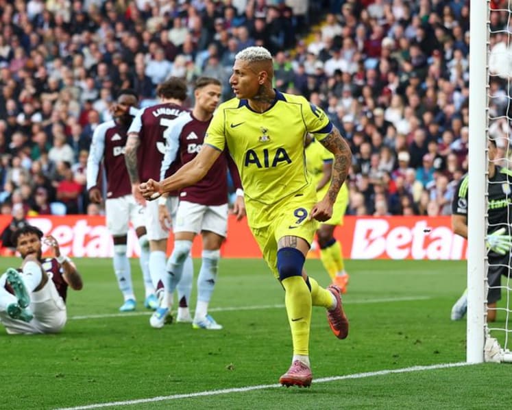 Tottenham climb out of relegation zone with win at Aston Villa