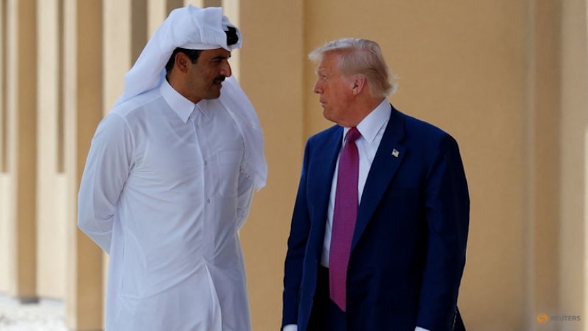 Trump makes Mideast pit stop en route to Asia summits, Xi talks Trump makes Mideast pit stop en route to Asia summits, Xi talks