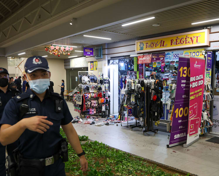 61-year-old man arrested after Pasir Ris West Plaza slashing; 3 others injured