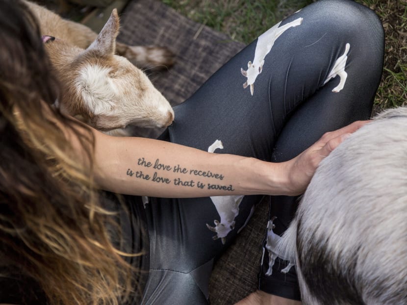 Bring a yoga mat and an open mind. Goats are provided