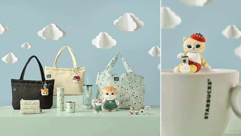 Mofusand & Starbucks Singapore Limited Edition Collection Launches Aug 13; Expect Cute Cup Clips, Plushies, Totes & More 