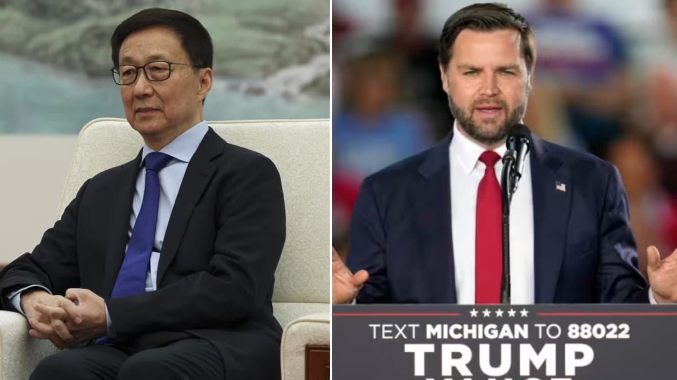 习近平特别代表韩正同美国候任副总统万斯会面- 8world