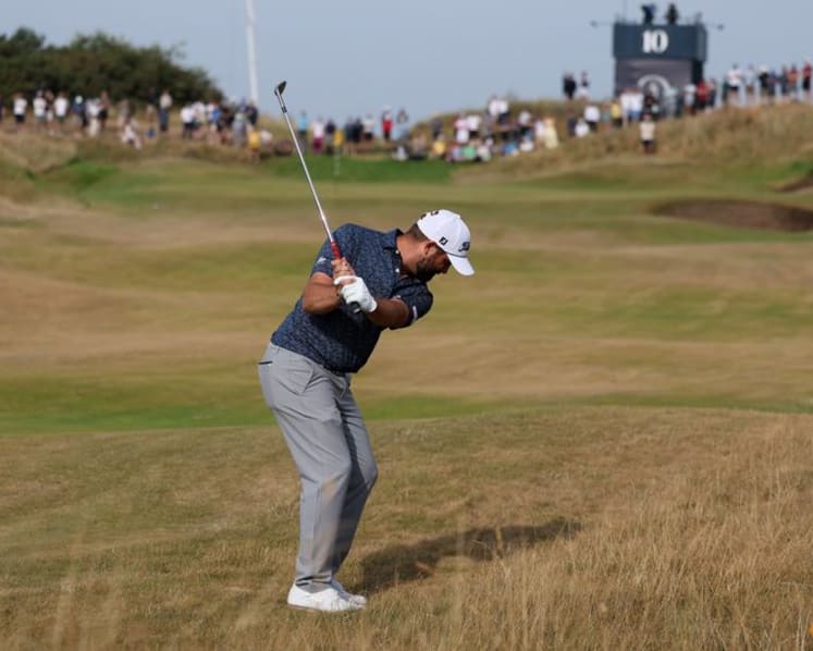 Baldwin dozed through England loss before hitting Open's first tee shot
