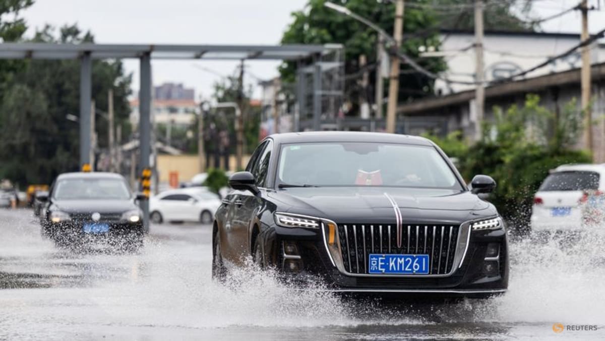 Rain pounds Beijing as Typhoon Dolphin sweeps through China