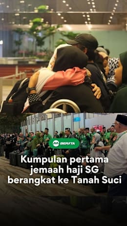 Kumpulan jemaah haji pertama dari SG seramai 302 orang