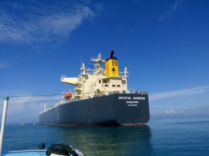 Singapore-registered LPG tanker Crystal Sunrise.