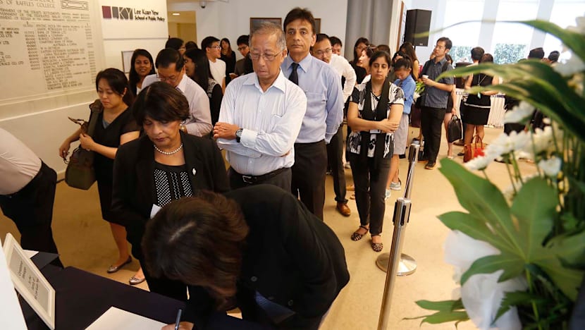NUS holds memorial ceremony for Mr Lee Kuan Yew
