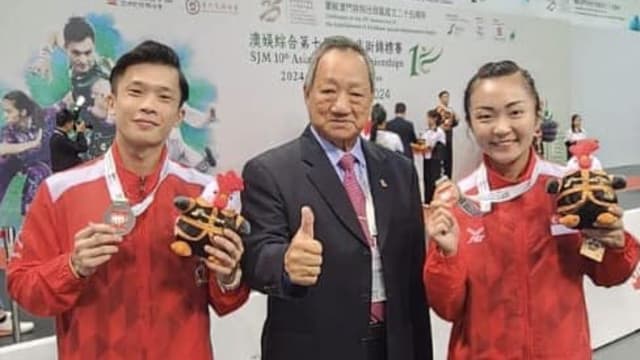 第十届亚洲武术锦标赛 林思韦王瓅苓合摘1银1铜