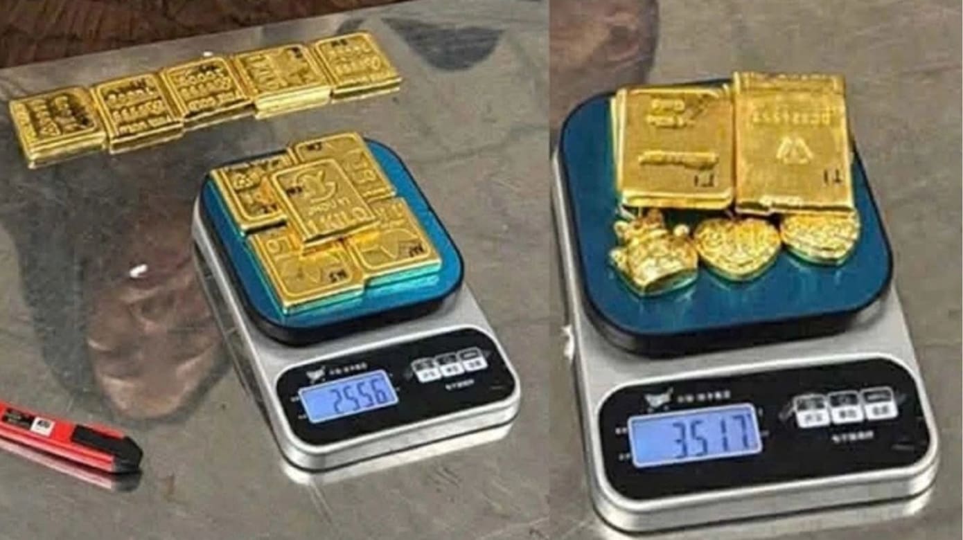 内衣裤藏12公斤金条 四台湾客入境越南被截