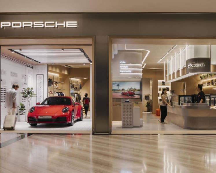 Porsche opens new lifestyle retail concept at Jewel Changi Airport