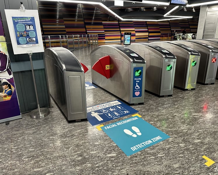 Facial recognition gantries being tested at Punggol Coast MRT station, no plans to expand trial for now: LTA