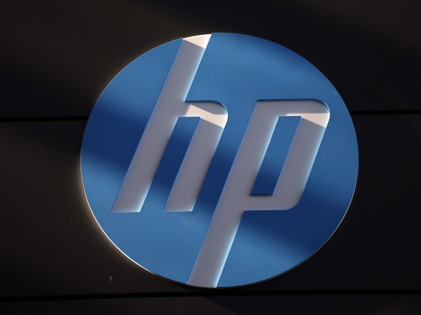 A Hewlett-Packard logo is seen at the company's Executive Briefing Center in Palo Alto, California on Jan 16, 2013. Photo: Reuters