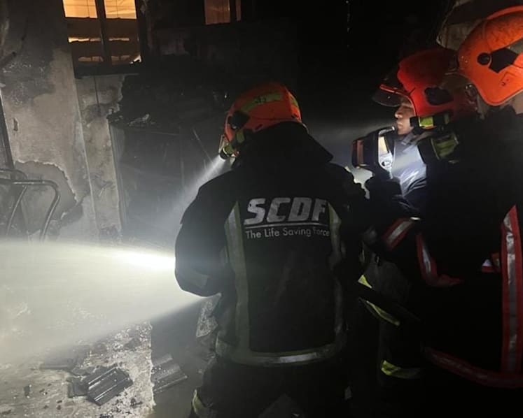 East Coast blaze: Pit cover of fire hydrant stuck, water drawn from nearest one 10 minutes after firefighters’ arrival, says SCDF