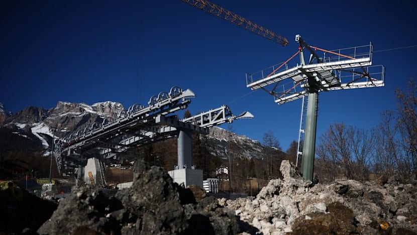 Organisers rush to complete Milano-Cortina sliding centre, hockey venue